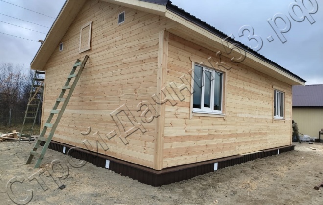 2 Каркасный дом Д-3, 9х8,5 м, 67,5 М²,  Мурманская область, село Ловозеро (3)